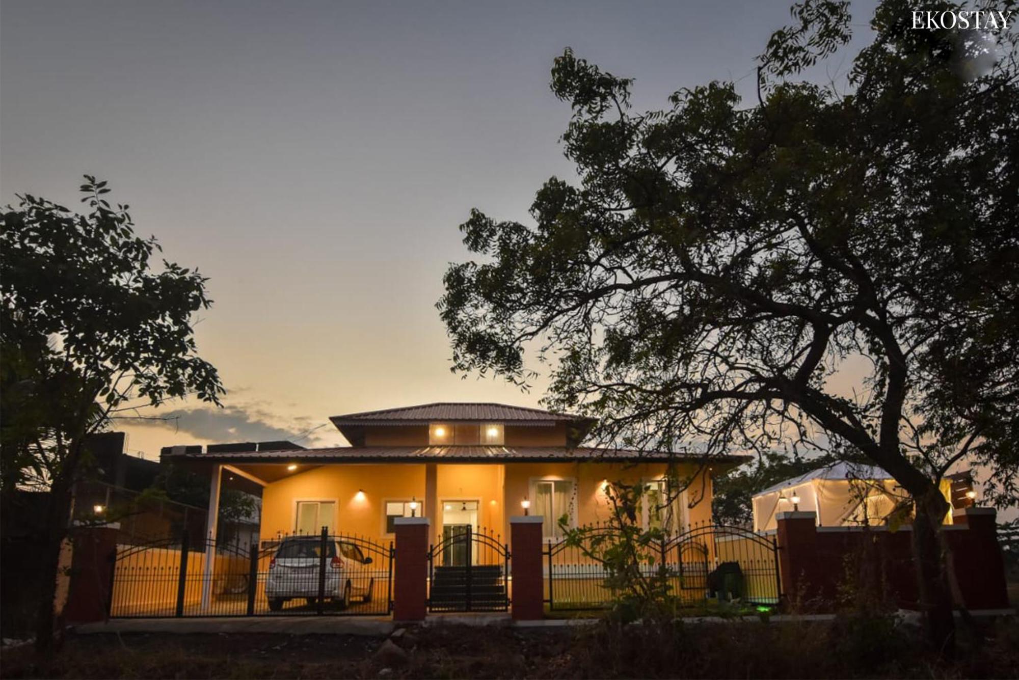 Ekostay - Pinewood Villa アリバグ エクステリア 写真